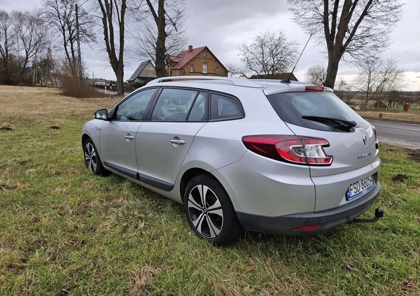 Renault Megane cena 16400 przebieg: 257557, rok produkcji 2011 z Szczuczyn małe 29